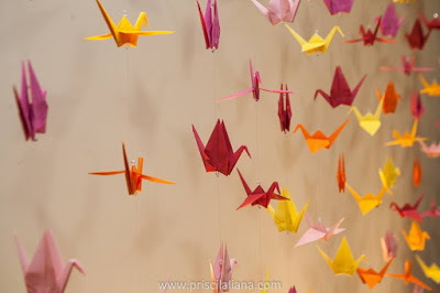mini wedding - casamento - cortina de tsurus - sakura origami atelie