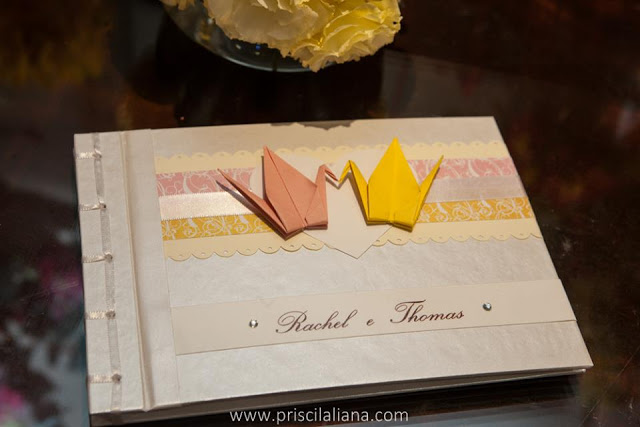 mini wedding - livro de mensagem dos noivos - sakura origami atelie