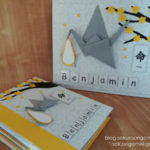 Porta maternidade e caderno do Benjamin (combo)
