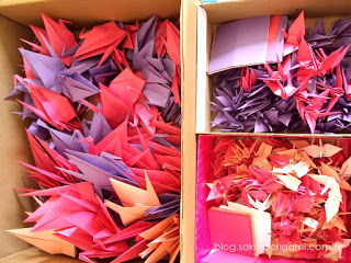 dobrando mil tsurus - tsuru origami - sakura origami atelie