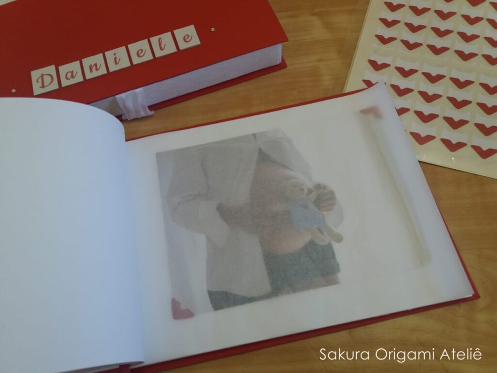 álbum de fotos gestante - sakura origami atelie