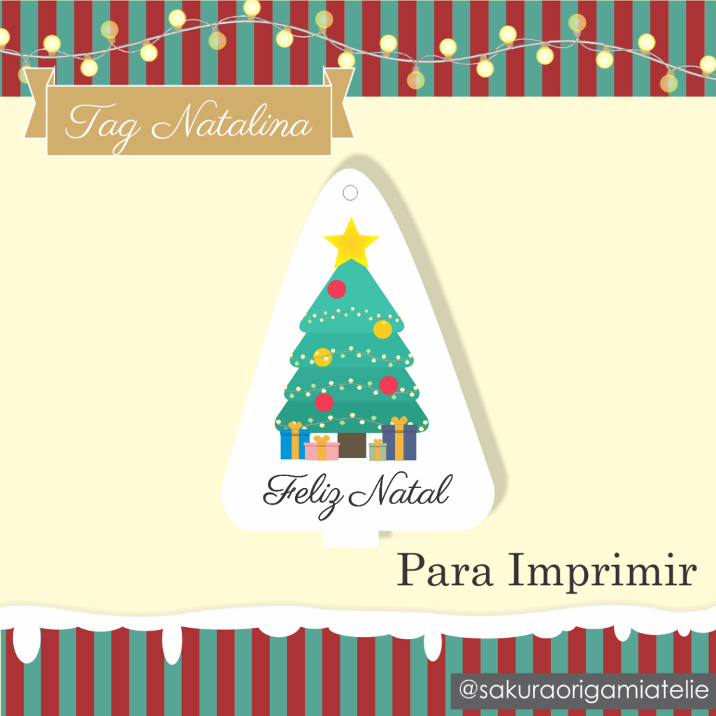 tag de natal para imprimir