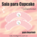 Saia para Cupcake – Unicórnio – para imprimir
