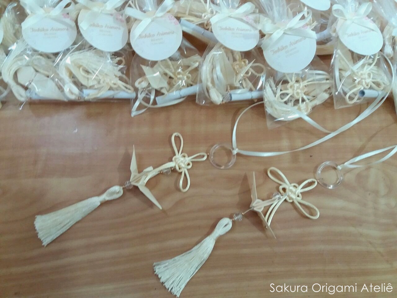 Lembrancinha de Aniversário - Móbile Oriental - Sakura Origami Ateliê